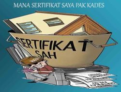 Diduga ada Permainan antara Kades Dengan Oknum Pegawai BPN, Warga Kanigoro Gagal Punya Sertifkat