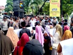 Aksi Damai Pembelaan Mbah Darmi, Kapolsek : Semua Sudah Sesuai Prosedur