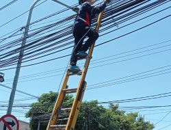 PLN Icon Plus  Laksanakan Perapihan Kabel di Tiang PLN Bersama Pemerintah Kota Surabaya, Guna menjaga Estetika Kota dan Keandalan Jaringan