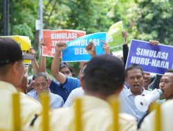 Pelatihan Simulasi Tanggap Darurat Huru Hara Dan Teror Bom di Lingkungan Kompleks PLN Ketintang.