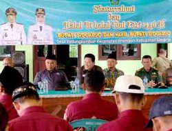 Bupati Sidoarjo Hadiri Halal Bihalal di Prambon, Tegaskan Kebersamaan dalam Membangun Daerah
