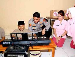 Kapolres dan Ketua YKB Ngawi Beri Santunan ke Panti Tunanetra Rumah Cahaya