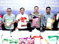 Satgas Pangan Polri Sita 201 Ton Beras yang Tidak Sesuai Standar Mutu dan Takaran