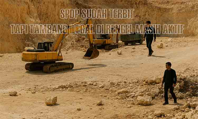 ILUSTRASI: SPDP Sudah Terbit, Tapi Tambang Ilegal di Rengel Masih Aktif