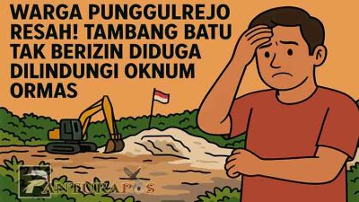 Warga Punggulrejo Resah! Tambang Batu Tak Berizin Diduga Dilindungi Oknum Ormas
