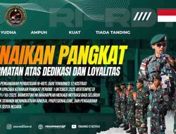Kenaikan Pangkat adalah Kehormatan, Dansatgas Yonarmed 12 Kostrad Tekankan Tanggung Jawab Prajurit