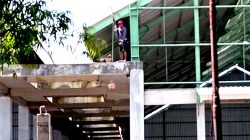 Pekerja Nekat Tanpa Sabuk Pengaman, Proyek Pasar Ngadiluwih Terancam Disetop!