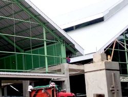 Proyek Pasar Ngadiluwih Diduga Abaikan Aturan K3, Progres Diperkirakan Baru 80 Persen dan Terancam Molor