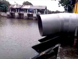 Pompa Air di Pintu Kuro Tak Maksimal, SDA Lamongan Klarifikasi