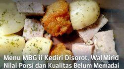 Menu MBG di Kediri Disorot, Wali Murid Nilai Porsi dan Kualitas Belum Memadai