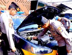 Dukung Ops Ketupat Semeru 2026, Polres Ngawi Laksanakan Pengecekan Kendaraan Dinas