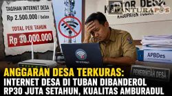 Anggaran Desa Terkuras: Internet Desa di Tuban Dibanderol Rp30 Juta Setahun, Kualitas Amburadul