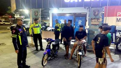 Cegah Gangguan Kamtibmas, Polisi Tindak Tegas Aksi Balap Liar di Wilayah Ngawi
