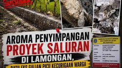 Material Bekas Dipakai, Proyek Rehabilitasi di LAroma Penyimpangan Proyek Saluran di Lamongan, Batu Eks Galian Picu Kecurigaan Wargaamongan Berpotensi Langgar UU Jasa Konstruksi