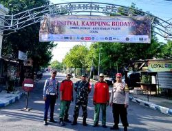 Babinsa Koramil 01/Ngawi Kota Pantau Kegiatan Festival Kampung Budaya
