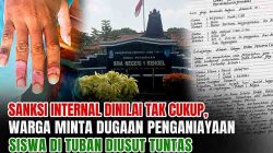 Sanksi Internal Dinilai Tak Cukup, Warga Minta Dugaan Penganiayaan Siswa di Tuban Diusut Tuntas