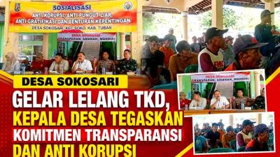 Desa Sokosari Gelar Lelang TKD, Kepala Desa Tegaskan Komitmen Transparansi dan Anti Korupsi
