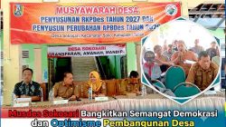 Perkuat Transparansi dan Pelayanan, Plt Camat Soko Apresiasi Musdes Sokosari