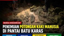 Warga Pantai Kradenan Tuban Dihebohkan Temuan Potongan Kaki, Polisi Gelar Olah TKP