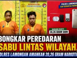 Bongkar Peredaran Sabu Lintas Wilayah, Polres Lamongan Amankan 20,26 Gram Narkotika