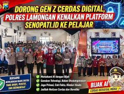 Dorong Gen Z Cerdas Digital, Polres Lamongan Kenalkan Platform Senopati.id ke Pelajar