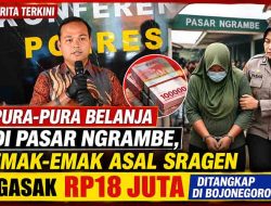 Modus Keliling Pasar Ngawi: Pura-Pura Beli Barang, Emak-Emak Gondol Belasan Juta Rupiah
