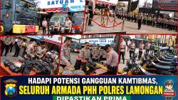 Hadapi Potensi Gangguan Kamtibmas, Seluruh Armada PHH Polres Lamongan Dipastikan Prima
