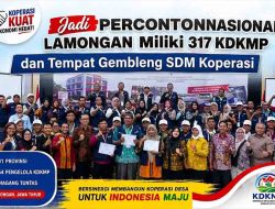 Jadi Percontohan Nasional, Lamongan Miliki 317 KDKMP dan Tempat Gembleng SDM Koperasi