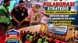 Kolaborasi Strategis Polres Lamongan dan PDOI: Driver Online Siap Amankan Wilayah dari Gangguan Kamtibmas