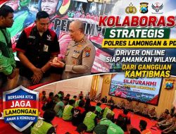 Kolaborasi Strategis Polres Lamongan dan PDOI: Driver Online Siap Amankan Wilayah dari Gangguan Kamtibmas