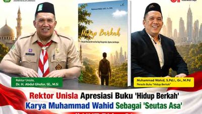 Rektor Unisla Apresiasi Buku ‘Hidup Berkah’ Karya Muhammad Wahid Sebagai ‘Seutas Asa’ di HUT RI ke-81