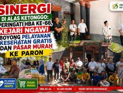 Hari Bhakti Adhyaksa ke-66: Warga Paron Antusias Diserbu Pasar Murah dan Berobat Gratis