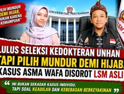 Lulus Seleksi Kedokteran Unhan tapi Pilih Mundur demi Hijab, Kasus Asma Wafa Disorot LSM ASLI