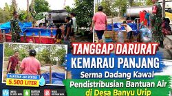 Tanggap Darurat Kemarau Panjang, Serma Dadang Kawal Pendistribusian Bantuan Air di Desa Banyu Urip