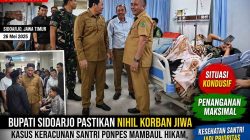 Bupati Sidoarjo Pastikan Nihil Korban Jiwa Kasus Keracunan Santri Ponpes Mambaul Hikam, Usut Tuntas Penyedia MBG