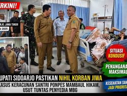Bupati Sidoarjo Pastikan Nihil Korban Jiwa Kasus Keracunan Santri Ponpes Mambaul Hikam, Usut Tuntas Penyedia MBG