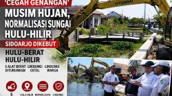 Cegah Genangan Musim Hujan, Normalisasi Sungai Hulu-Hilir Sidoarjo Dikebut