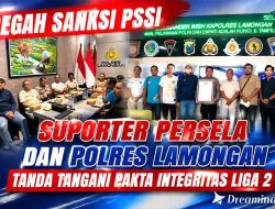 Tekan Potensi Anarki, Elemen Suporter Persela Komitmen Jaga Kondusivitas Stadion Surajaya