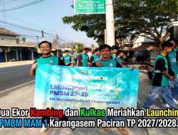 Dua Ekor Kambing dan Kulkas Meriahkan Launching PMBM MAM 1 Karangasem Paciran TP 2027/2028