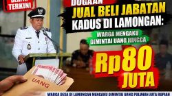 Kembalikan Uang Rp4 Juta Dalam Amplop, Kades di Lamongan Tetap Bakal Dipolisikan Warga