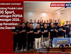 Targetkan Hasil Maksimal, Disbudporapar Lamongan Kukuhkan Kontingen POPDA XV Jawa Timur 2026