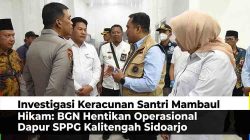 Investigasi Keracunan Santri Mambaul Hikam: BGN Hentikan Operasional Dapur SPPG Kalitengah Sidoarjo