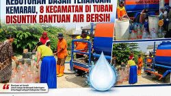 Kebutuhan Dasar Terancam Kemarau, 8 Kecamatan di Tuban Disuntik Bantuan Air Bersih