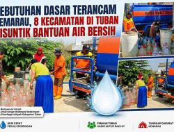 Kebutuhan Dasar Terancam Kemarau, 8 Kecamatan di Tuban Disuntik Bantuan Air Bersih