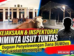 Kejaksaan dan Inspektorat Diminta Usut Tuntas Dugaan Penyelewengan Dana BUMDes di Sukodadi Lamongan