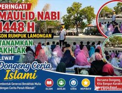 Peringati Maulid Nabi 1448 H, SDN Rumpuk Lamongan Tanamkan Akhlak lewat Dongeng Ceria Islami