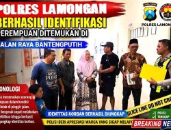 Polres Lamongan Identifikasi Perempuan yang Ditemukan di Jalan Raya Bantengputih