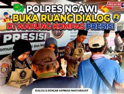 Polres Ngawi Buka Ruang Dialog di Warung Kompas Presisi