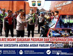 Polres Ngawi Siagakan Pasukan dan Cek Armada Dinas Demi Suksesnya Agenda Akbar ParluH PSHT 2026
