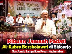 Perkuat Benteng Spiritual Warga, YBDN Kebaron Tulangan Gelar Al-Kubro Bersholawat Megah